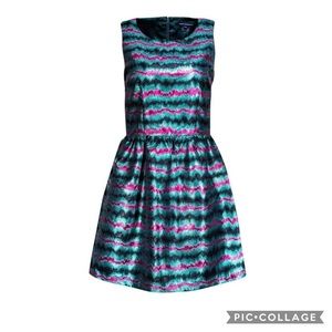 French Connection Jacquard Metallic Dress